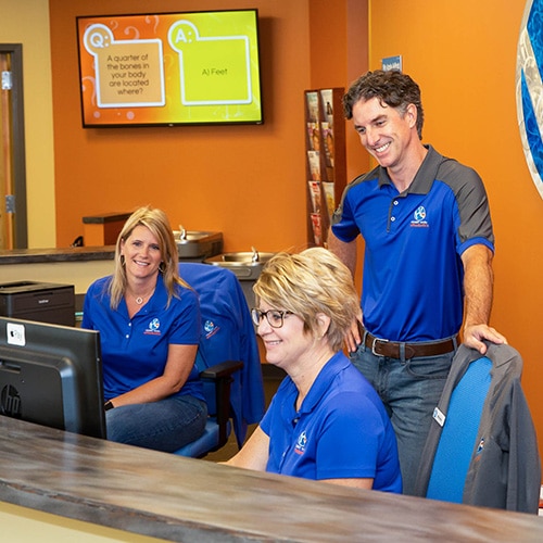 Holbert family orthodontics team 4 Holbert family orthodontics team having fun