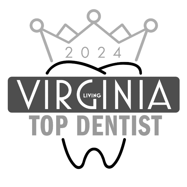 Virginia-living-top-dentist-2024 (2) 2024 virginia living top dentist award badge for holbert family orthodontics, a richmond and new kent, va orthodontic practice.